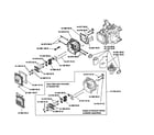 Ariens 96136001000 head/valve/breather diagram