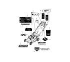 Snapper 7800708 (SXPV2270E) decals diagram