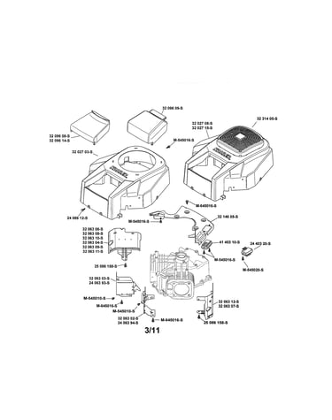 Blower housing/baffles