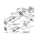 Kohler XT149-0217-ED head/valve/breather diagram