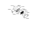 Kohler XT149-0217-ED air intake/filtration diagram