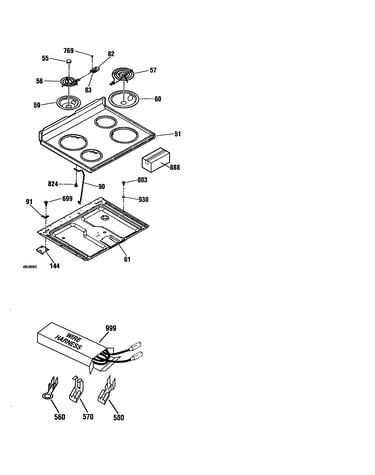 Maintop & wire harness
