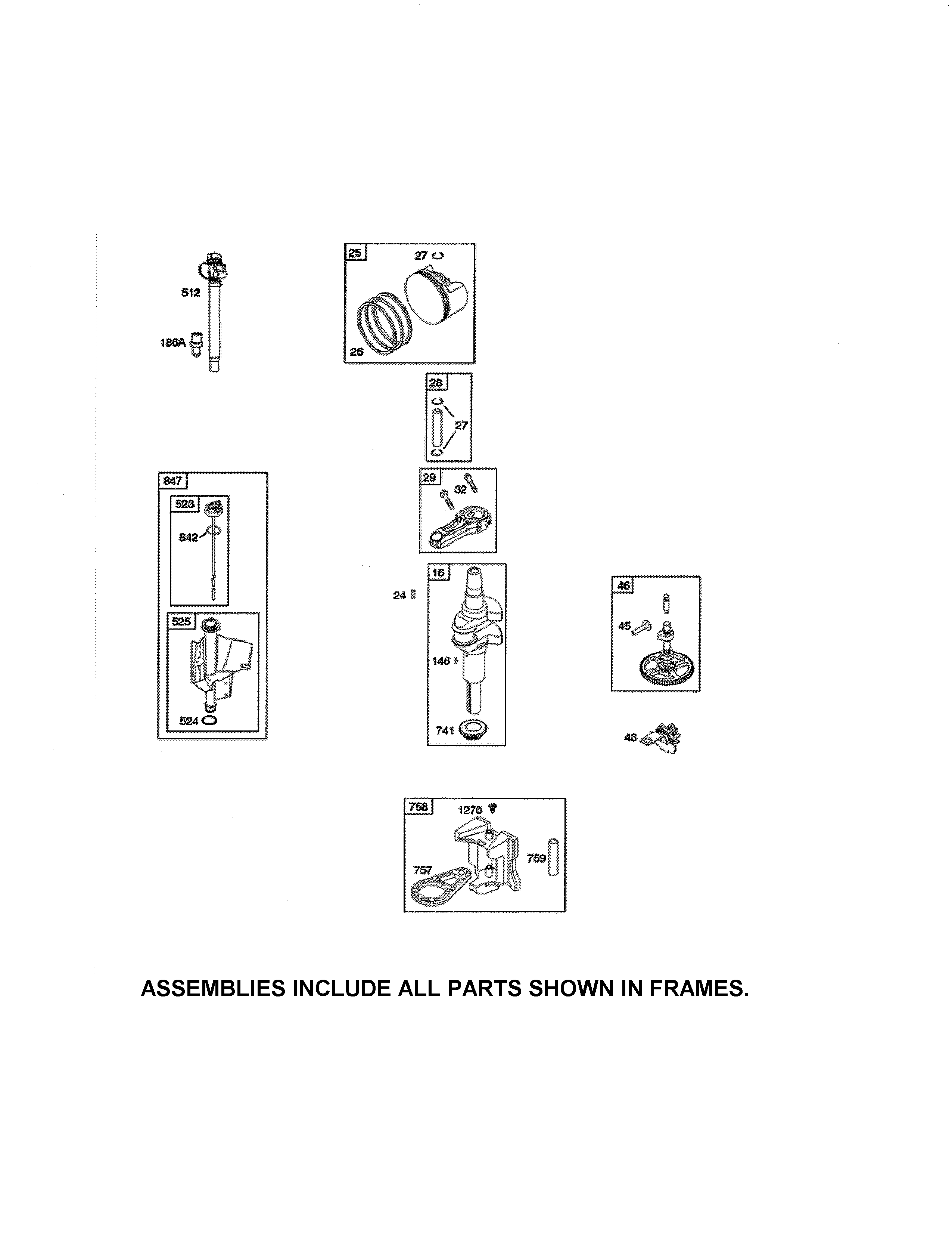 Crankshaft/piston