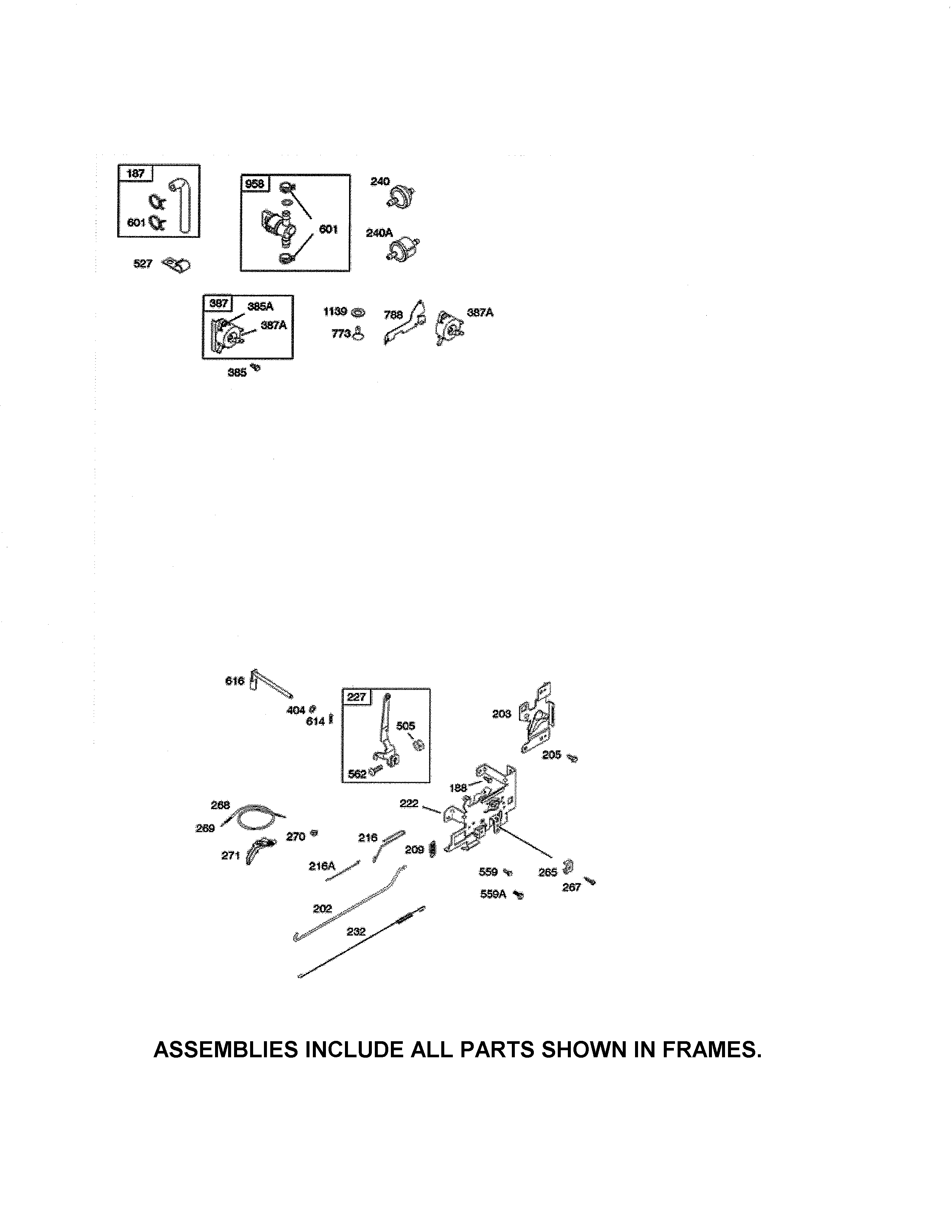 Controls/governor spring