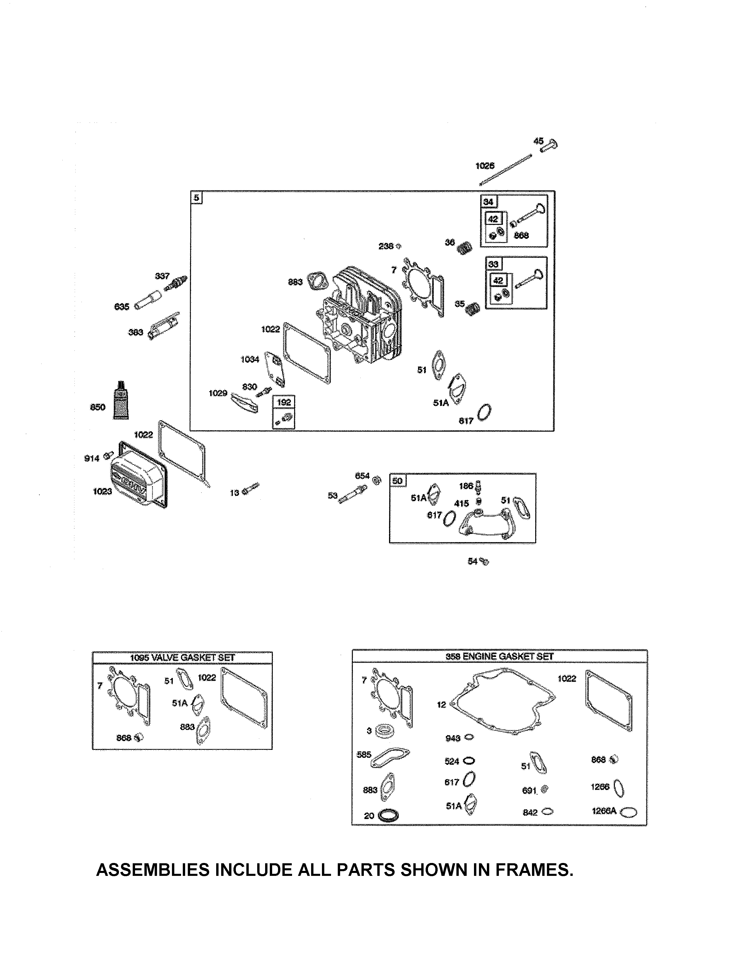 CYLINDER HEAD/GASKET SET