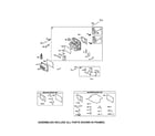 Briggs & Stratton 21B807-2453-B2 cylinder head/gasket set diagram