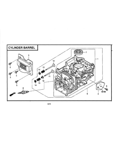 Cylinder barrel