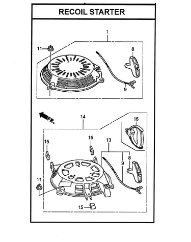 Recoil starter
