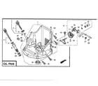 Honda GCV160-LAOS3A oil pan diagram