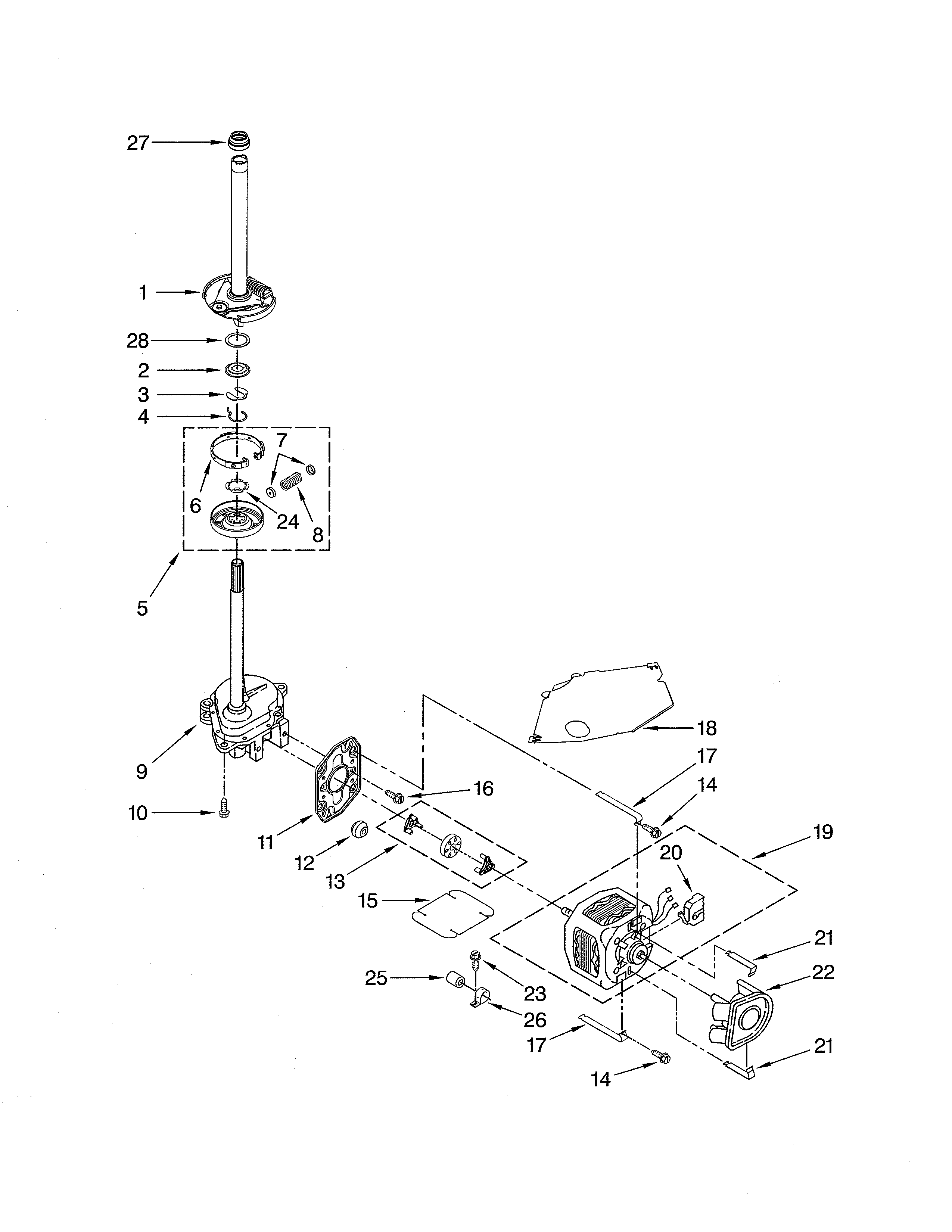 BRAKE/CLUTCH/GEARCASE/MOTOR/PUMP