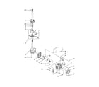 Maytag MAT14CSBGW0 brake/clutch/gearcase/motor/pump diagram