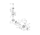 Maytag MAT14CSAGW0 brake/clutch/gearcase/motor/pump diagram