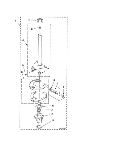 Brake & drive tube
