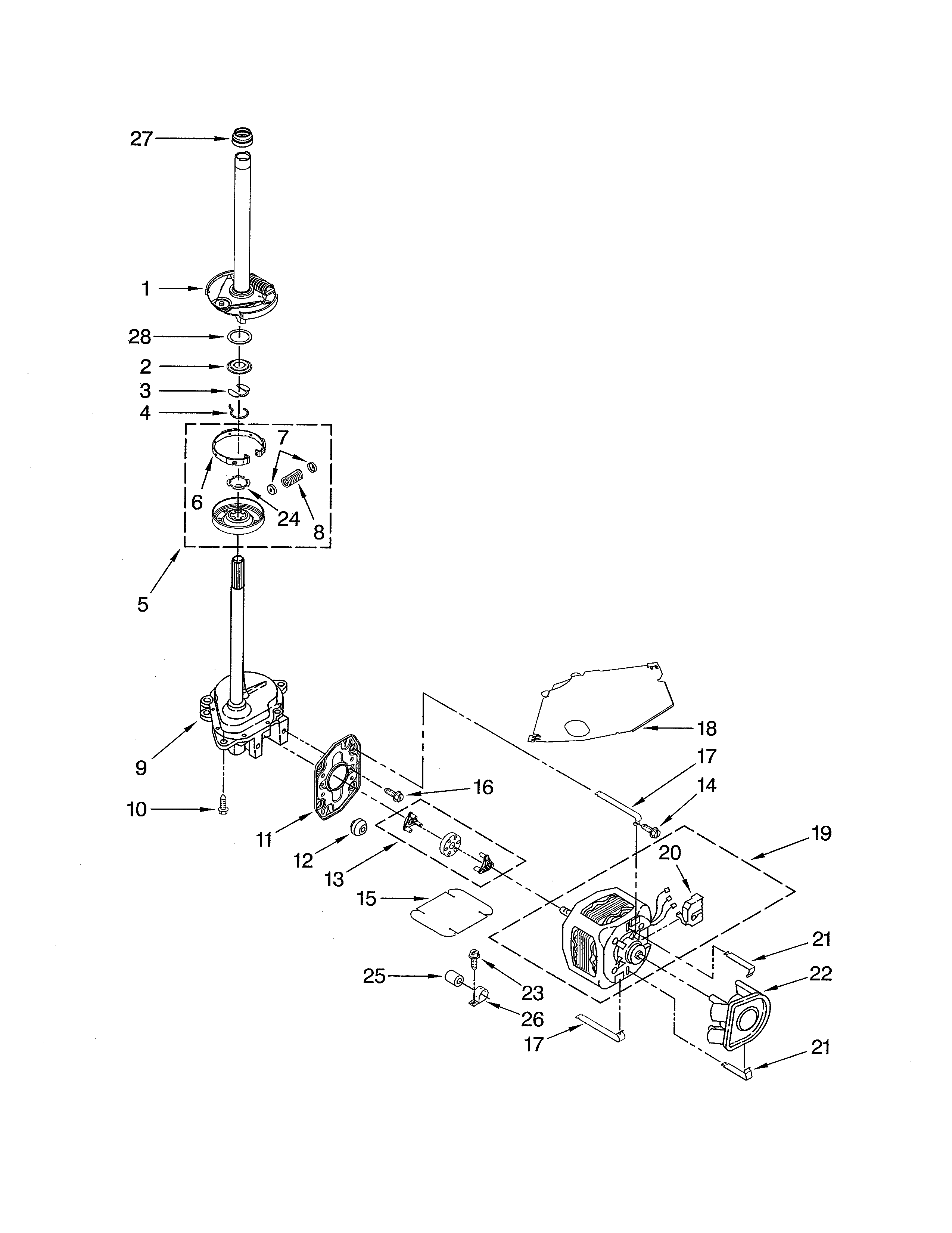 BRAKE/CLUTCH/GEARCASE/MOTOR/PUMP