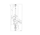 Maytag MAT15MNBGW0 brake & drive tube diagram