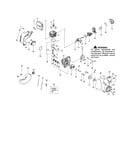 Cylinder/crankshaft/fuel tank