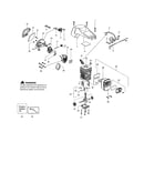 Shield/cylinder/muffler