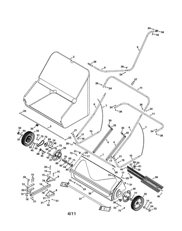 44" highspeed sweeper