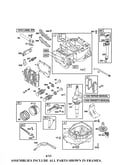 Cylinder/crankshaft/sump