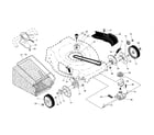 Craftsman 917370872 drive control/gear case/wheels diagram