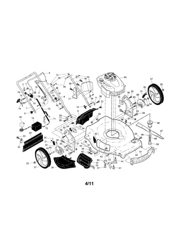 Engine/housing/handle