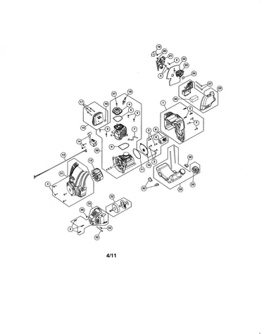 Short block/fuel tank