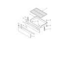 Whirlpool SF362LXTS2 drawer & broiler diagram