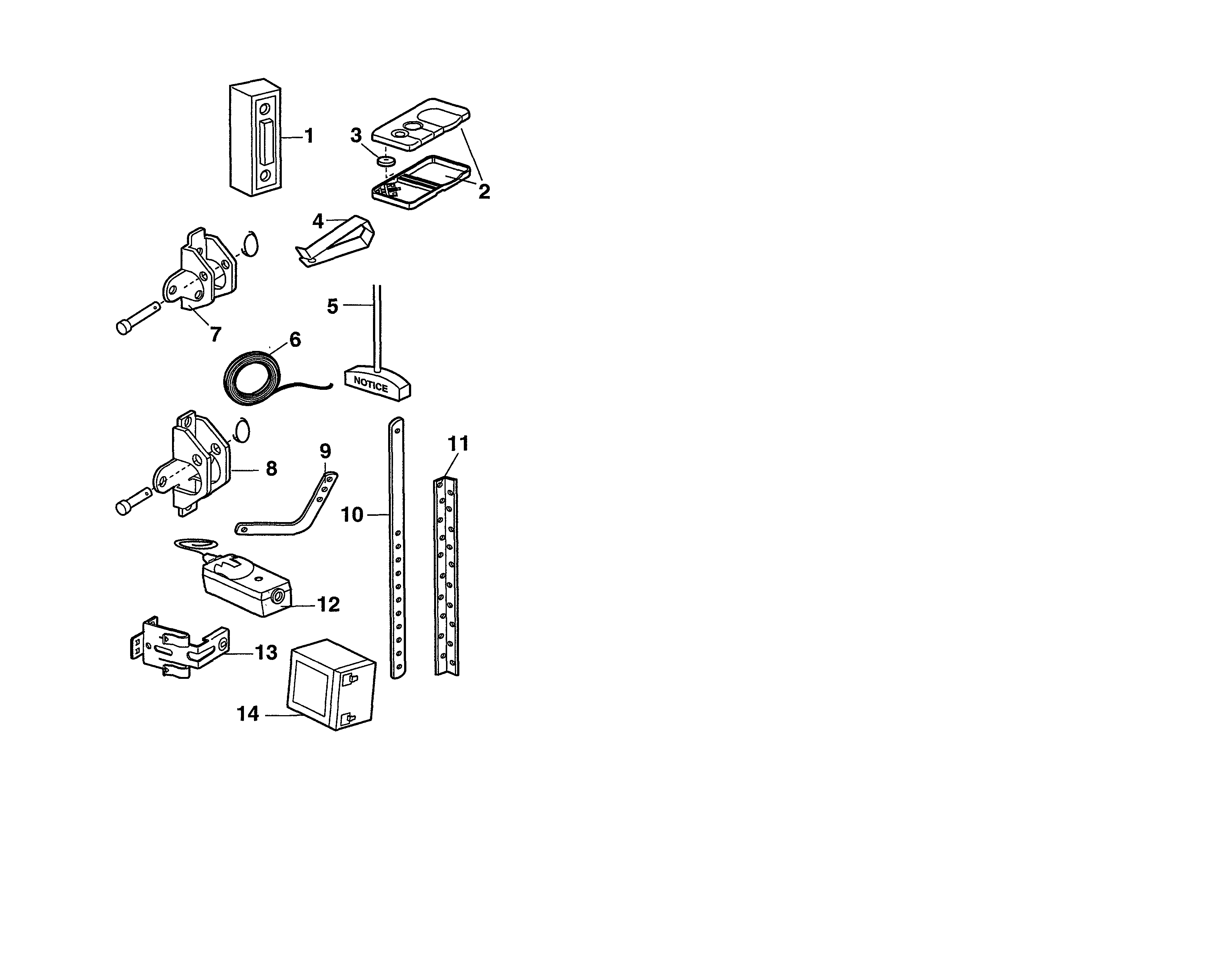 Installation parts