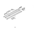 Craftsman 13953993DM rail assembly diagram