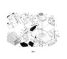 Craftsman 917255500 engine/housing/handle diagram
