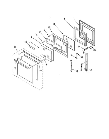 Oven door