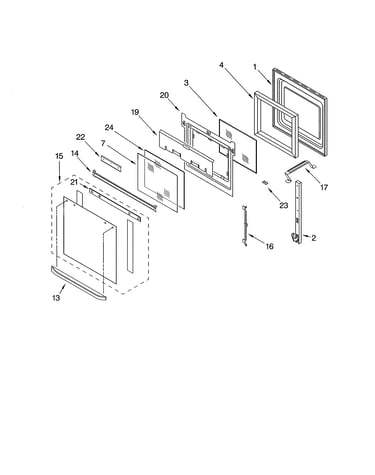 Oven door