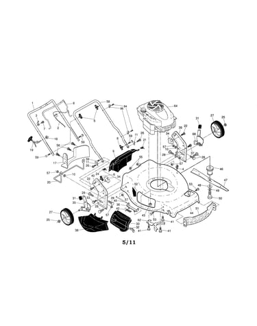 Engine/housing/handle