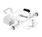 Craftsman 917370640 drive control/gear case/wheels diagram