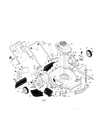 Engine/housing/handle