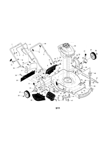 Engine/housing/handle