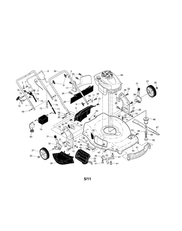 Engine/housing/handle