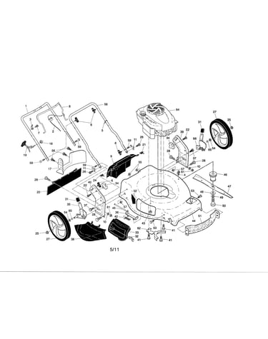 Engine/housing/handle