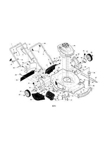 Engine/housing/handle