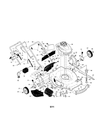 Engine/housing/handle