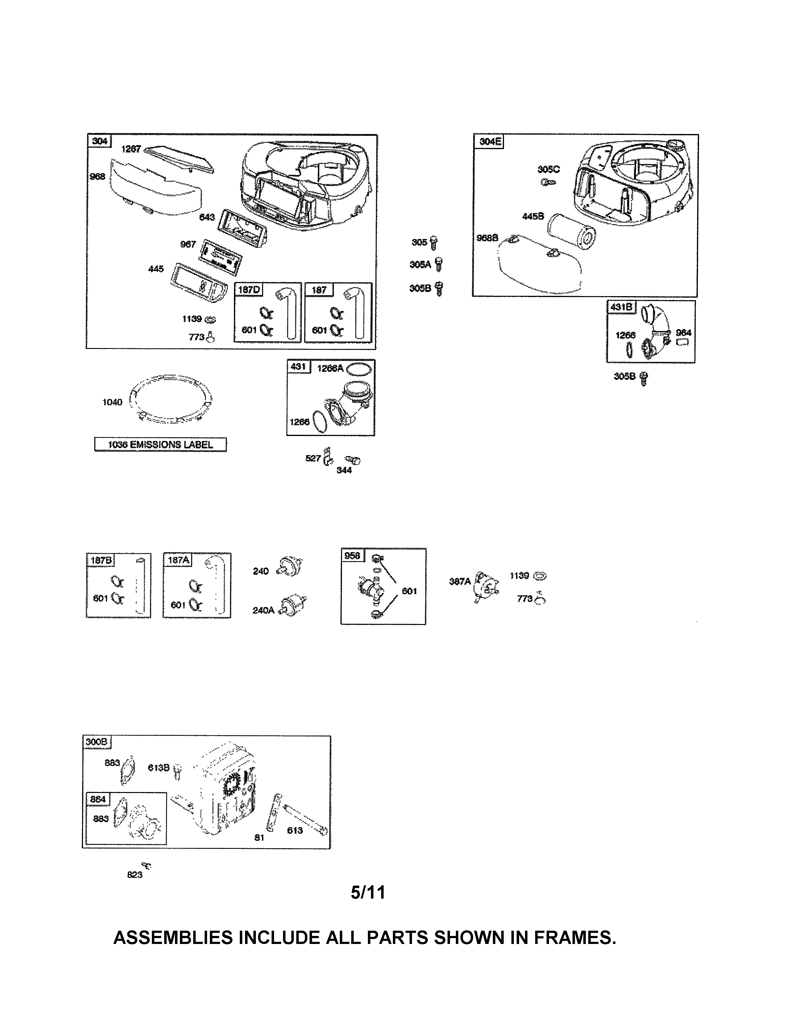 Blower housing/muffler