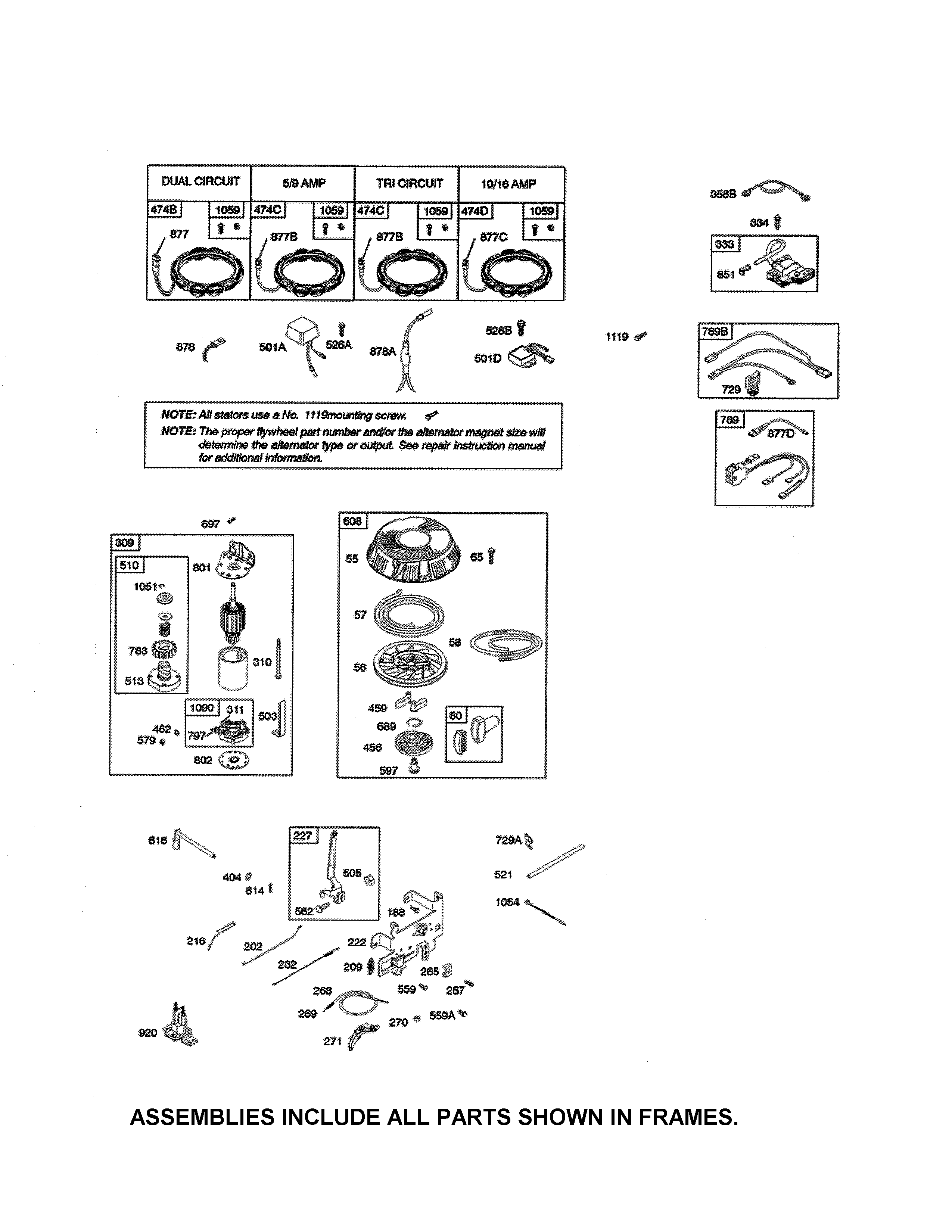 Alternator/motor-starter