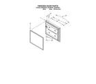 Kenmore 59669973011 freezer door diagram