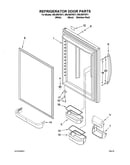 Refrigerator door