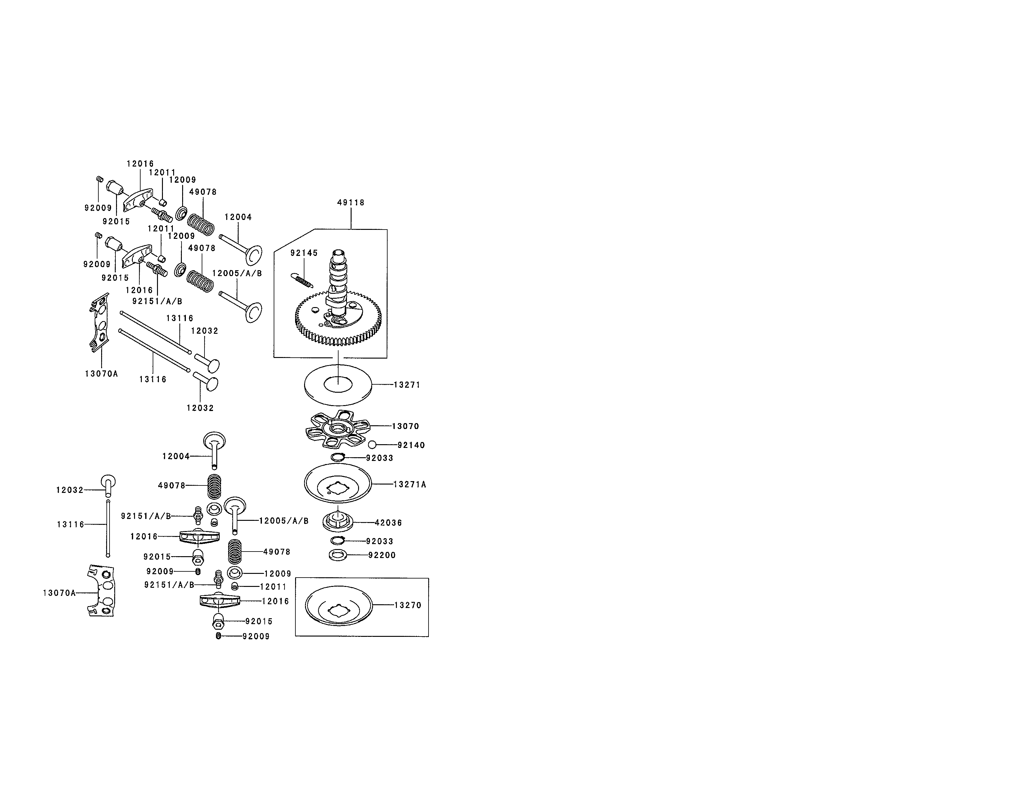 Valve/camshaft