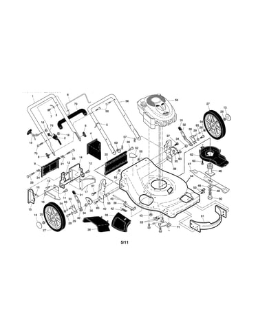 Engine/housing/handle