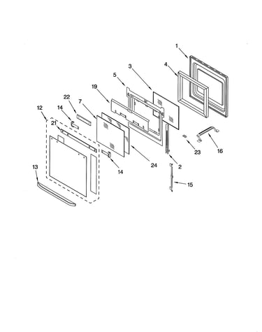 Oven door
