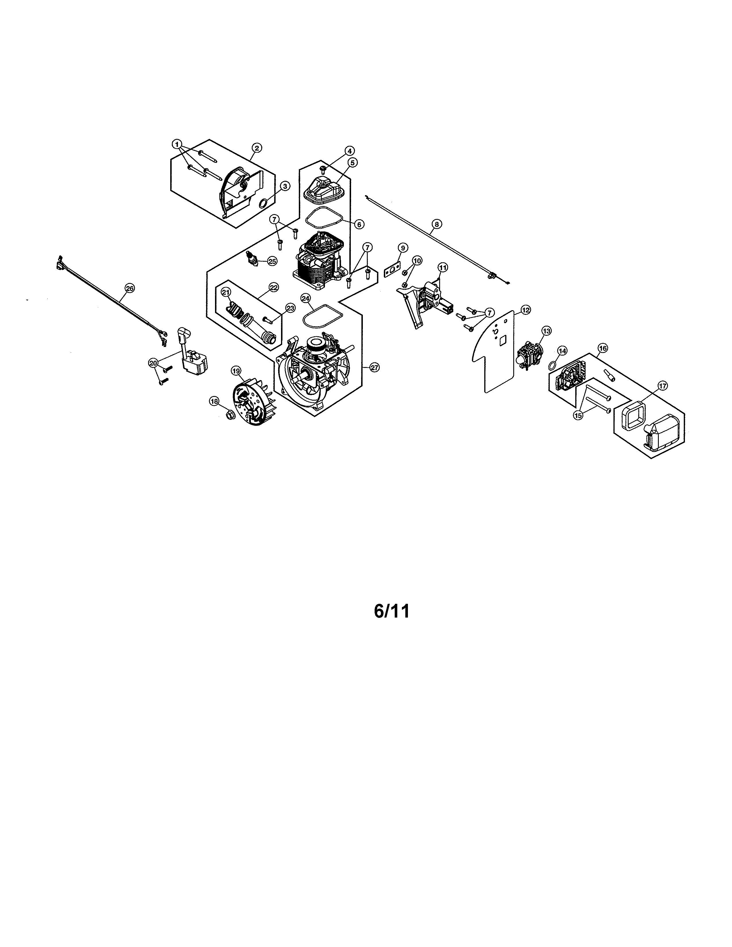 Short block/air cleaner