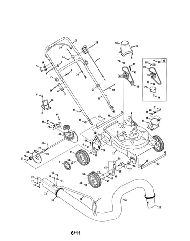 Handle/transmission