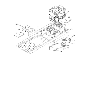 Engine & clutch assembly